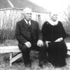 Jakob and Mari Erdman celebrate their 60th wedding anniversary in Barons, Alberta in 1933.