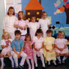 Children attending Calgary Estonian supplementary school on Mother's Day in 1989.