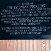 A plaque commemorates the Estonian pioneers who settled in the Medicine Valley area of Alberta, including Gilby, Alberta and Eckville, Alberta.