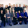 Erdman, Kotkas and Silberman clans gather for a family photo. This family reunion,  one of many, occurred  in Calgary, Alberta in 2002.