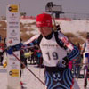 Andrew at the start of a biathlon race that he won two gold medals at the British Columbia championships and became the Alberta champion in 2009.
