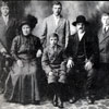 One of the early settlers in Stettler, Alberta was August Nicklom and his family in 1900.