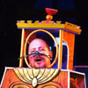 Hal Kerbes as Cogsworth in a Western Canada Theatre production of 'Beauty and the Beast'. Organized by the Big Valley Band and performed in numerous stage productions.