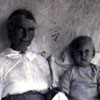 Mai Reinglas with her youngest grandson, Roy, in Australia in 1925. Mai and her husband Otto settled in Stettler, Alberta in 1903 and left for Australia in 1913.