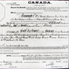 Homestead Certificate in the name of Alexsander Oro, signifying the purchase of a quarter-section (160 acres) of land from the Canadian Government in 1905.