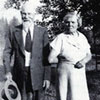 Peter and Marie (Wall) Herman in the Sylvan Lake area of Alberta in 1950.