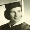 Helmi (Silberman) Munz, daughter of Martin and Lisa Silberman, receives her Master of Arts degree from New York's Columbia University in 1956.