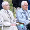 Ralph and Oscar Erdman at the Barons Centennial celebrations in 2004.